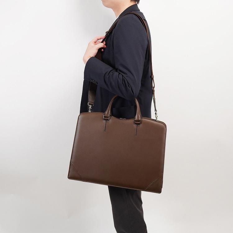 エース　ulutima tokyo ビジネスバッグ　ダークブラウン　レザー ultima TOKYO（ウルティマトーキョー） セール30%OFF ブリーフケース