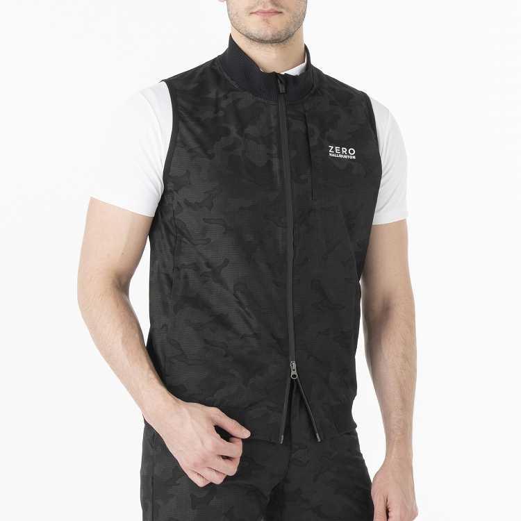 ゴルフウェア ベスト クールドッツ素材 カモフラ ゼロハリバートン