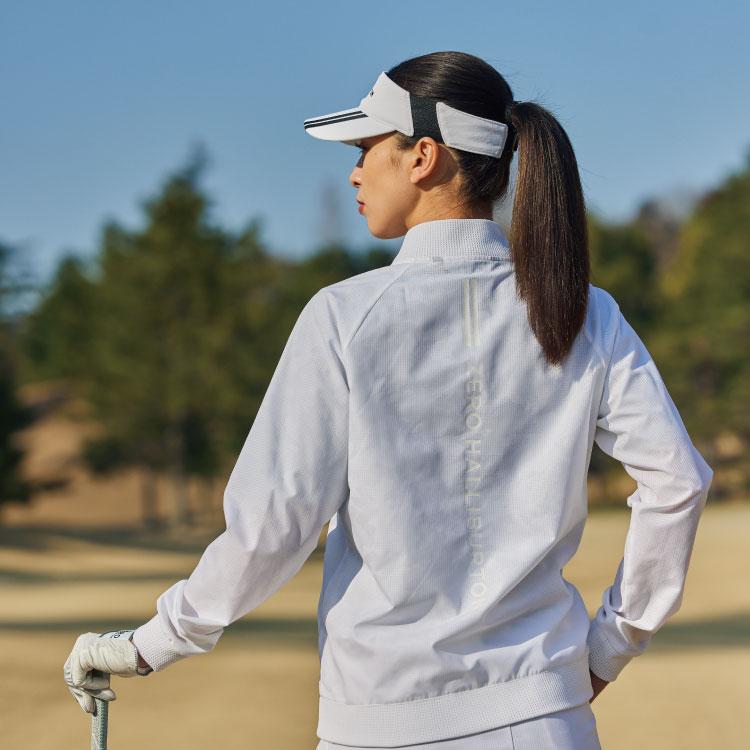 ゴルフウェア ブルゾン クールドッツ レディース 撥水 通気性