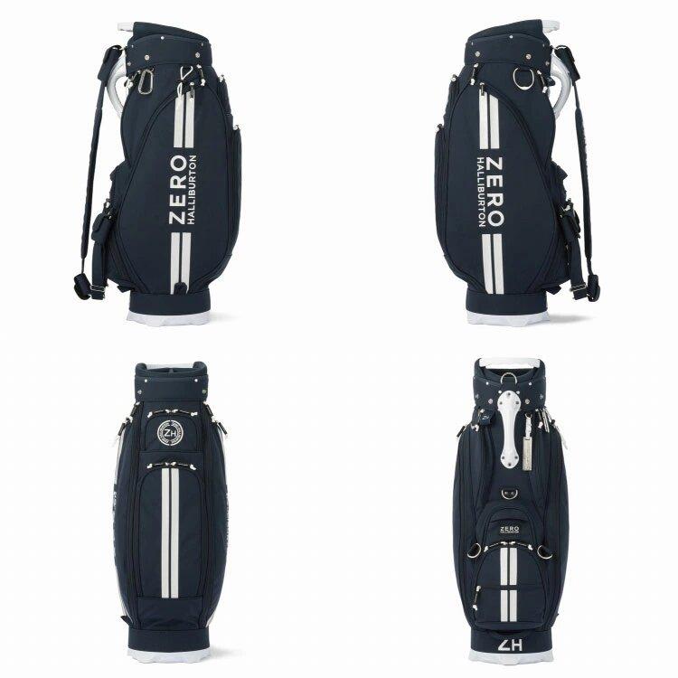 希少‼️ゼロハリバートン ZHG-CB1 82921 キャディバッグ　ネイビー ZERO HALLIBURTON ゴルフ キャディーバッグ カート式 ゼロハリバートン