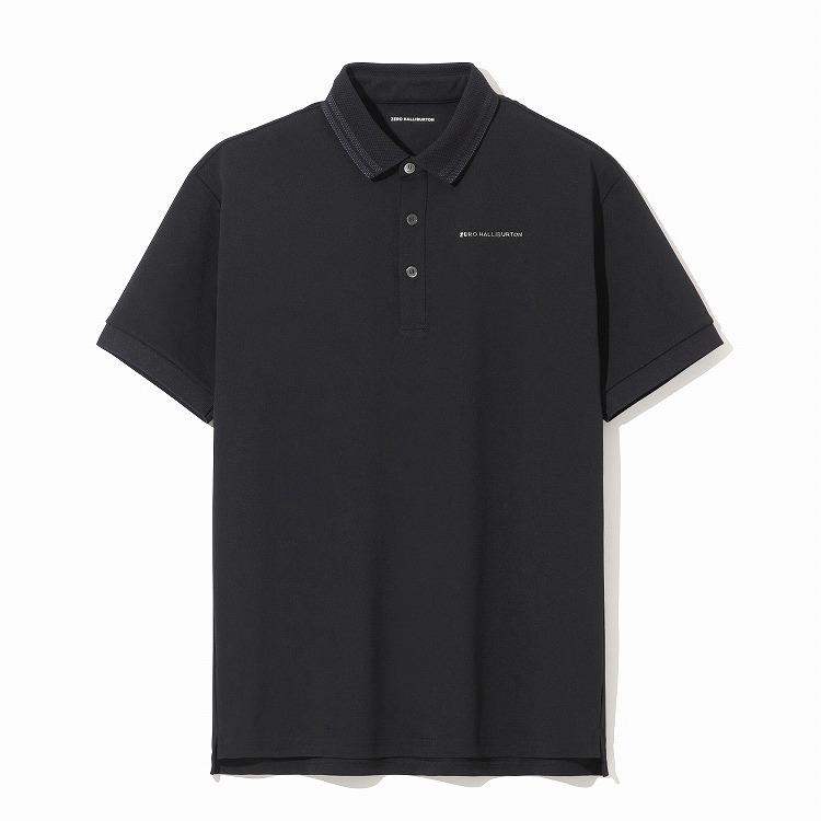 【新品】ゼロハリバートンポロシャツ ZERO HALLIBURTON（ゼロハリバートン） ゴルフ 吸水速乾 UVケア 鹿の子