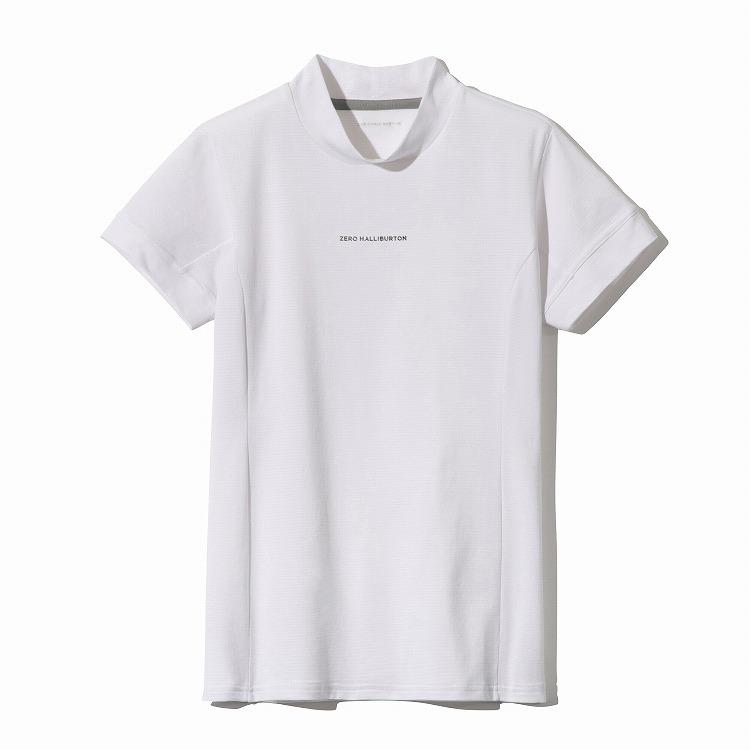ZERO HALLIBURTON ゼロハリバートン ゴルフ ベーシックモックネックTシャツ 吸水速乾 UVケア レディース ZHG-W5S6a 82980の画像