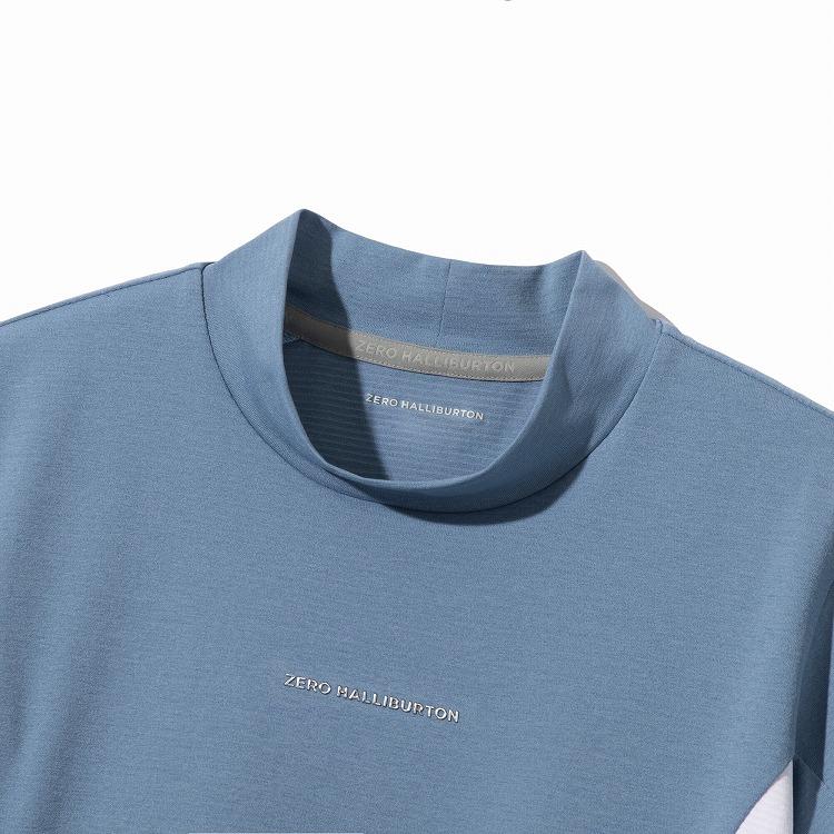 ZERO HALLIBURTON ゼロハリバートン ゴルフ ベーシックモックネックTシャツ 吸水速乾 UVケア レディース ZHG-W5S6a 82980の画像