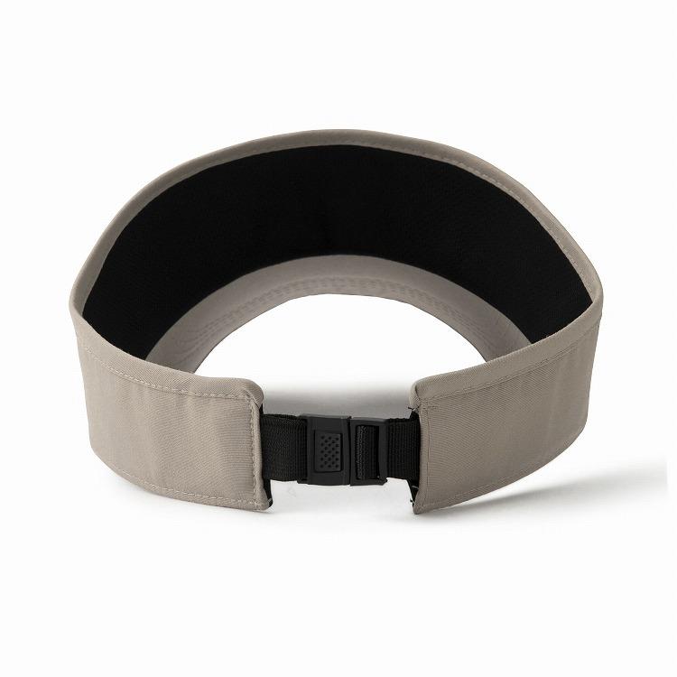 新品　未使用　ゼロハリバートン 今季　ベージュ　サンバイザー ユニセックス　上品 ZERO HALLIBURTON（ゼロハリバートン） ゴルフ ゴルフウェア 立体ロゴ