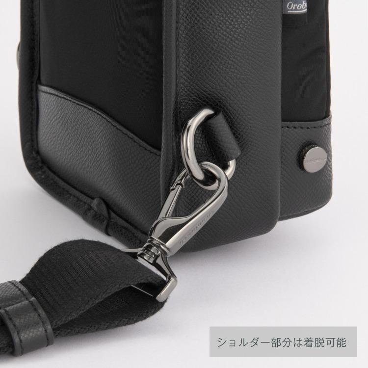 ＼公式／ ボディバッグ メンズ 縦型 Orobianco オロビアンコ ソロペルテ 3L 軽量 570g 斜めがけ 上品 小さめ コンパクト ブランド 92957 父の日 ギフトの画像