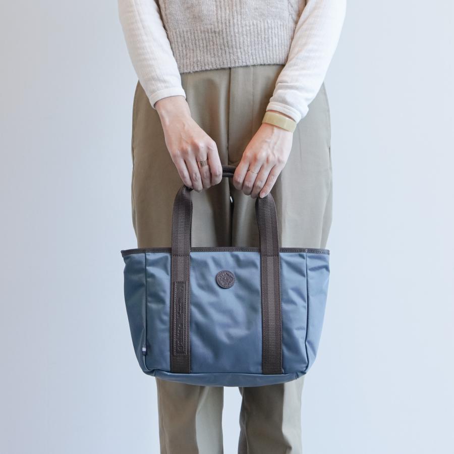 オロビアンコ　ナイロン ダークネイビー トートバッグ レザー ハンドル Orobianco(オロビアンコ) ナイロントートバッグ ネイビー