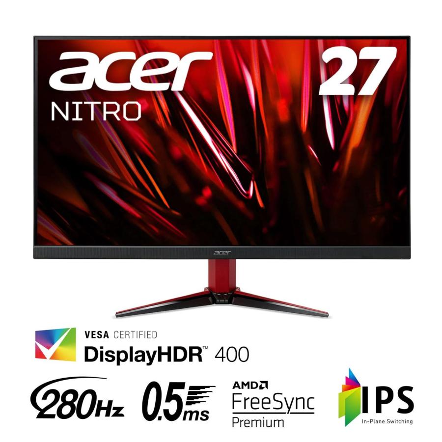 Acer VG271Zbmiipx 240Hz ゲーミングモニター 27インチ Amazon.co.jp: Acer Nitro ゲーミングモニター 27インチ IPS 非光沢