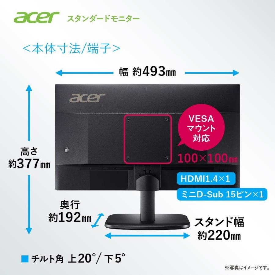 acer（エイサー） スタンダードモニター 21.5インチ フルHD IPS 100Hz