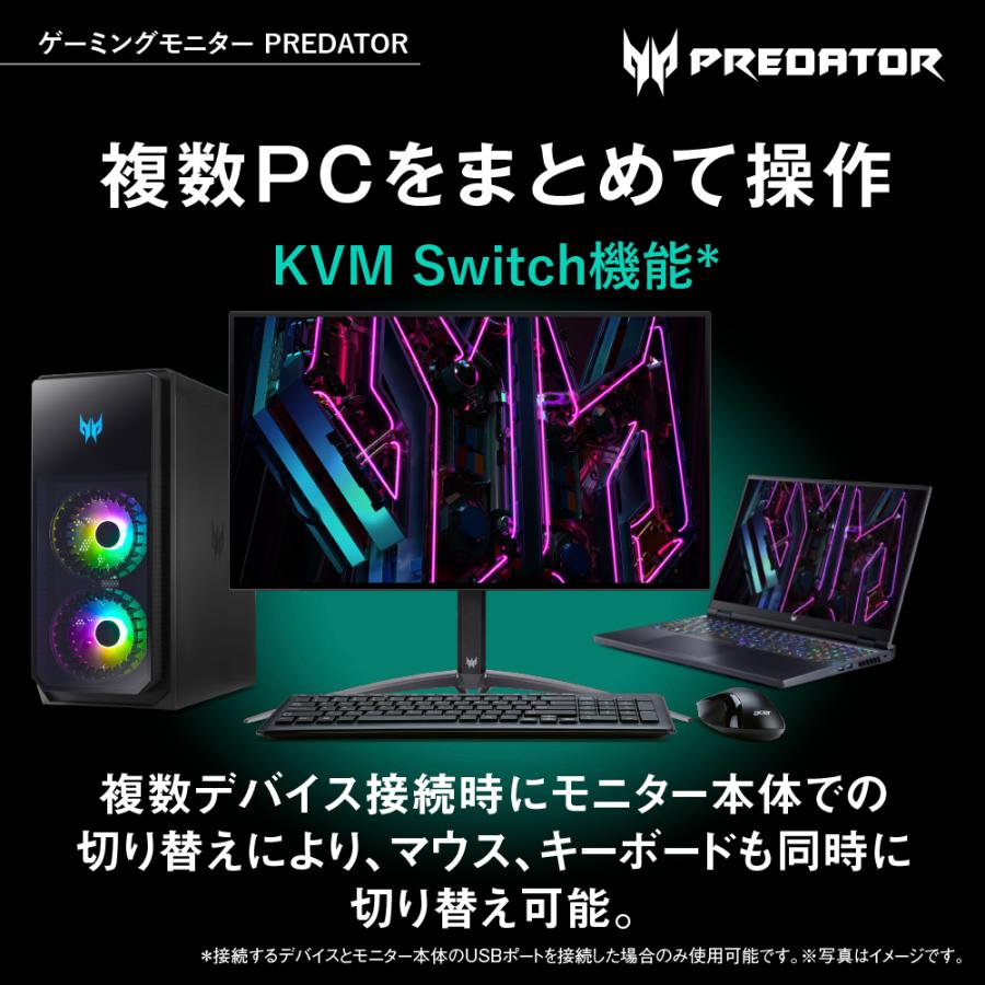 acer（エイサー） Predator ゲーミングモニター 26.5インチ OLED 240Hz