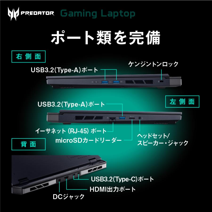 acer（エイサー） ゲーミング ノートパソコン Predator Helios Neo 16