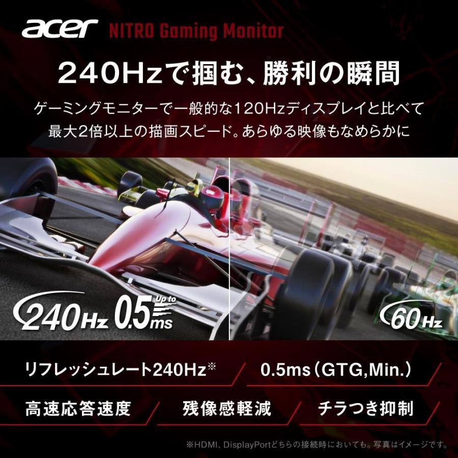 acer（エイサー） ゲーミングモニター Nitro 27インチ IPS 240Hz フル