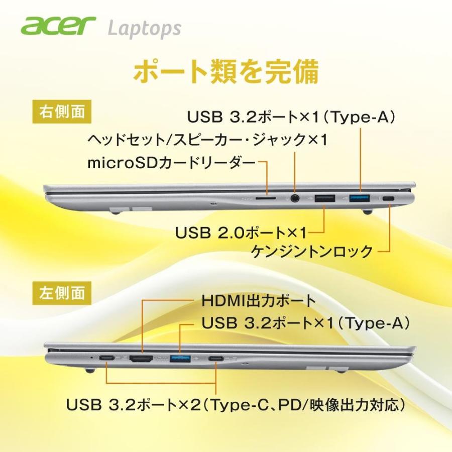 acer（エイサー） ノートパソコン Aspire Lite 15 16GBメモリー 512GB