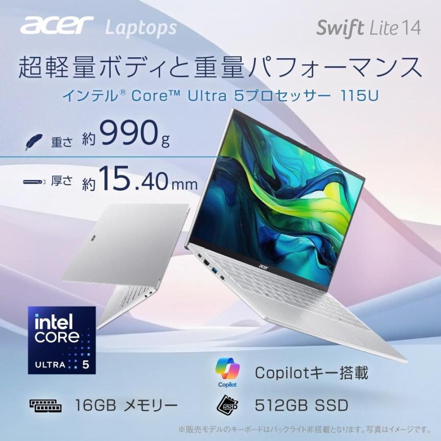 acer（エイサー） ノートパソコン Swift Lite 14 16GBメモリー 14