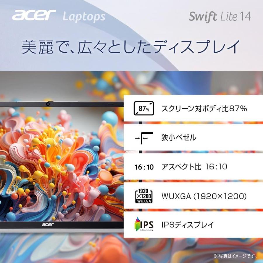 Acer ノートパソコン Swift Lite 14 16GBメモリー 14インチ Core Ultra 5 SFL14-54M-H56Yの画像