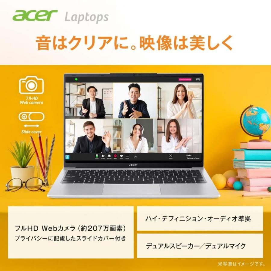 ノートパソコン Aspire Lite 14 Windows 11 Home AMD Ryzen 3 5400U 8GBメモリー 256GB SSDの画像
