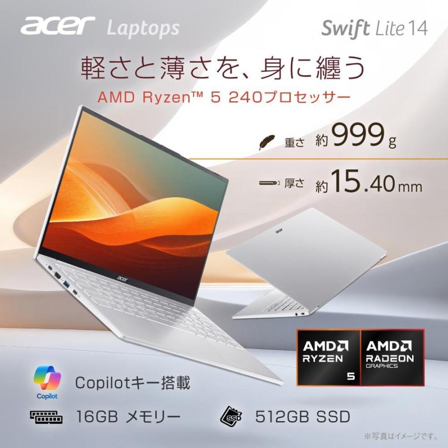 acer（エイサー） ノートパソコン Swift Lite 14 16GBメモリー 512GB