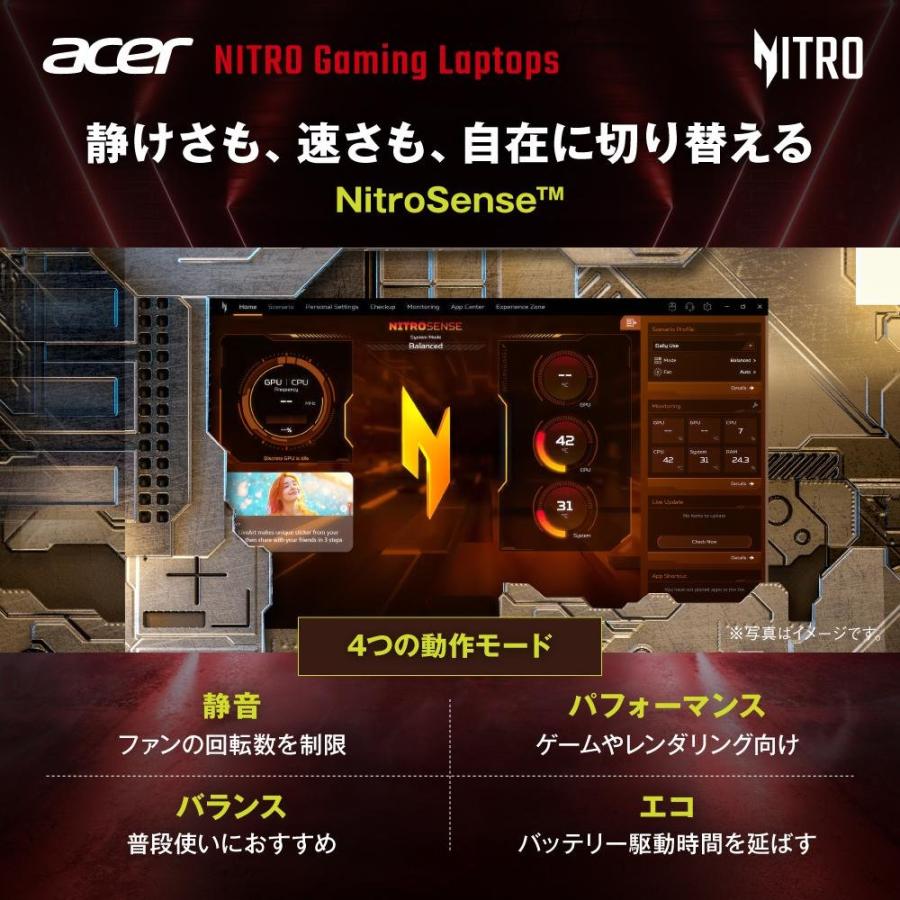acer（エイサー） ゲーミングノートパソコン Acer Nitro V 15 Windows