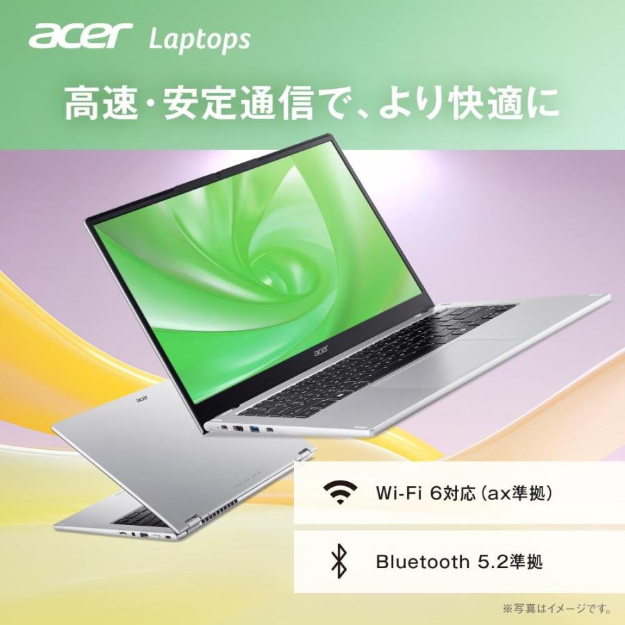 Acer ノートパソコン Aspire Spin 14 16GBメモリー 512GB SSD 14インチ WUXGA 16:10 IPS 非光沢 インテル Core Ultra 5 115U AL15-54P-F56Yの画像