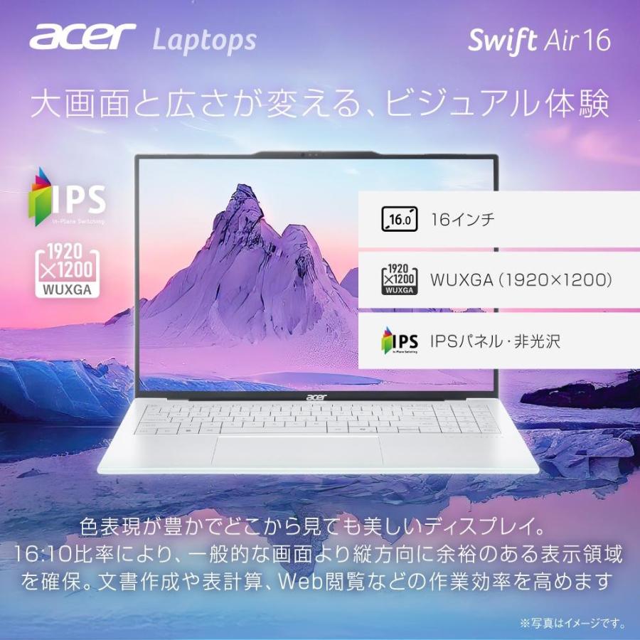 acer（エイサー） ノートパソコン Swift Air 16 32GBメモリー 1TB SSD