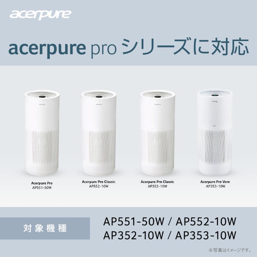 Acerpure 加湿ユニット 気化式 5.5時間連続加湿 加湿量最大300ml/h 1.7L大容量給水タンク 加湿フィルター　hm313-10w | acer | 06
