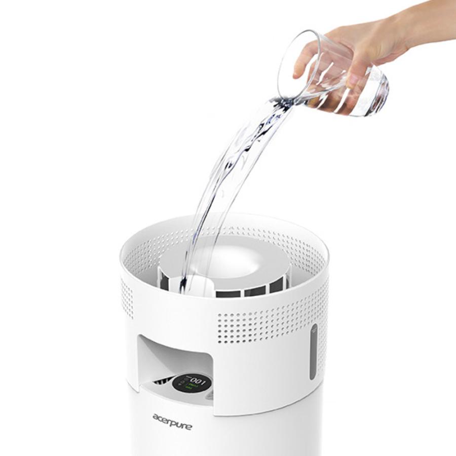 Acerpure 加湿ユニット 気化式 5.5時間連続加湿 加湿量最大300ml/h 1.7L大容量給水タンク 加湿フィルター　hm313-10w | acer | 15