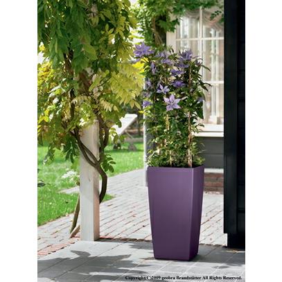 【送料・代引手数料無料】ドイツ製植木鉢　室内、屋外でも使える底面給水型軽量プランター【レチューザ・コラム　40】皿鉢不要_6