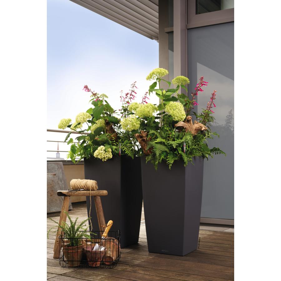 【送料・代引手数料無料】ドイツ製植木鉢　室内、屋外でも使える底面給水型軽量プランター【レチューザ・コラム　40】皿鉢不要_9