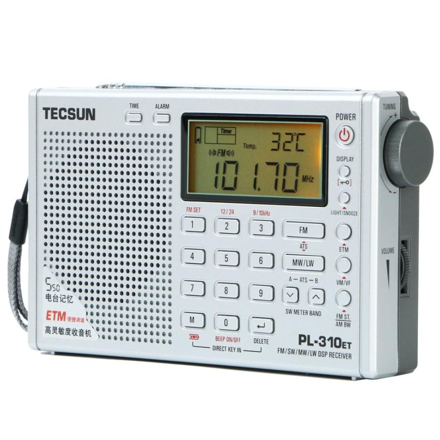 開店祝い Tecsun Pl 310et デジタルdsp短波ラジオ ポータブルbcl受信機 Fmステレオ Lw Mw Sw ワールドバンドレシーバー 超特価激安 Zoetalentsolutions Com