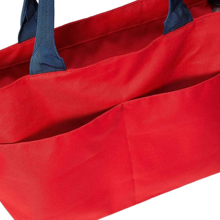 即日発送 チャムス トートバッグ Eco Chums Logo Tote Bag Red 決算特価 送料無料 Yalaphone Com