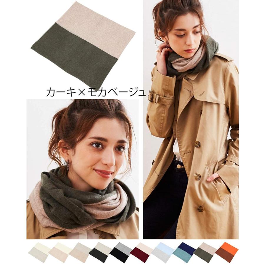 値下げ バイヤー Buyer ピュア カシミ ニットスヌード メンズネックウォーマー 全10色レディース スヌード バイカラー 100 カシミヤ 財布 帽子 ファッション小物