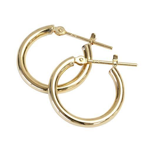 メール便全国送料無料 ジュエリーエクセレンテ K18 フープピアス 2 0mm 15mm ゴールドピアス 輪っか フープ ピアス K18イエローゴールド 枚数限定 Skylanceronline Com