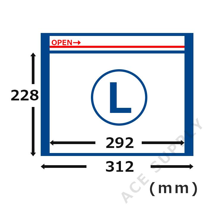 クッション封筒 ネコポスサイズ（最大）B5大 100枚 ゆうパケット/クリックポスト対応 L 開封テープ付 スリム  薄型 送料無料（一部地域を除く）｜acesupply｜03