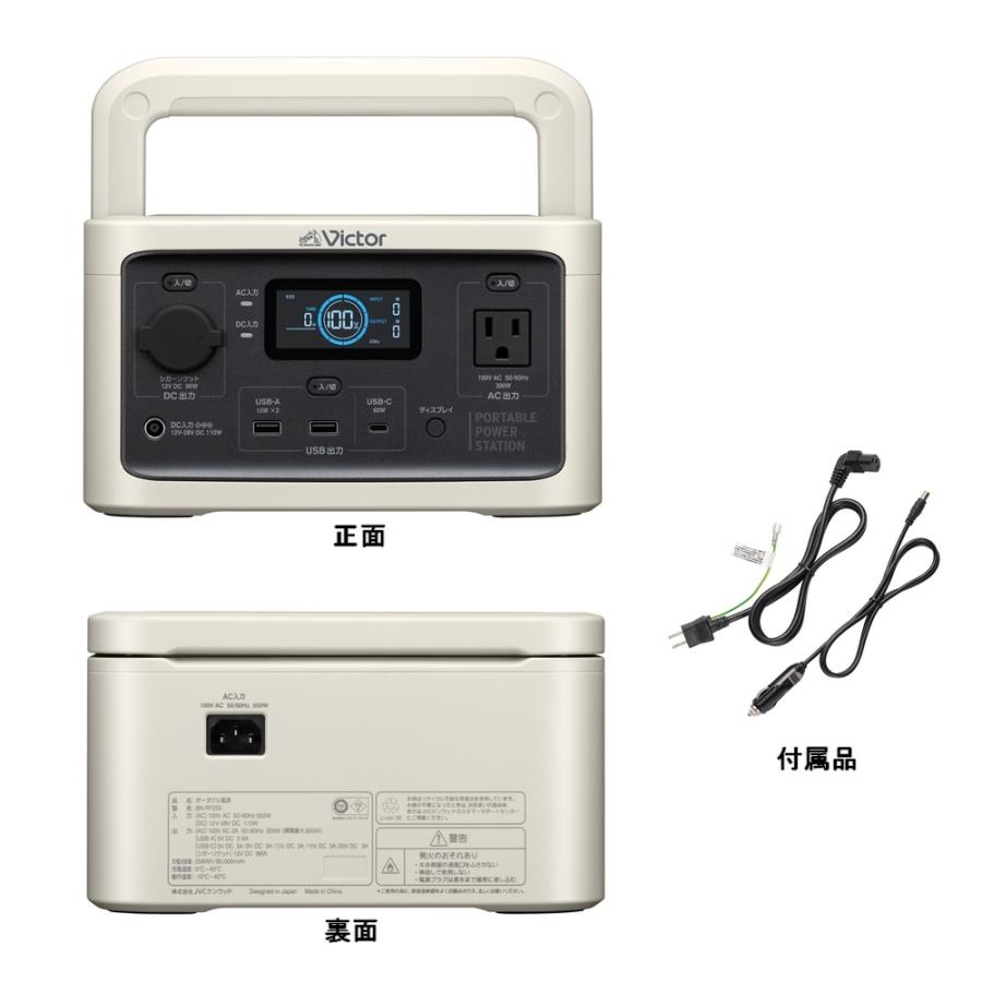 JVCKENWOOD ポータブル電源 BN-RF250(W250mm×H145mm×D178mm) アウトドア Victor 防災製品等推奨品認証｜acetech｜02