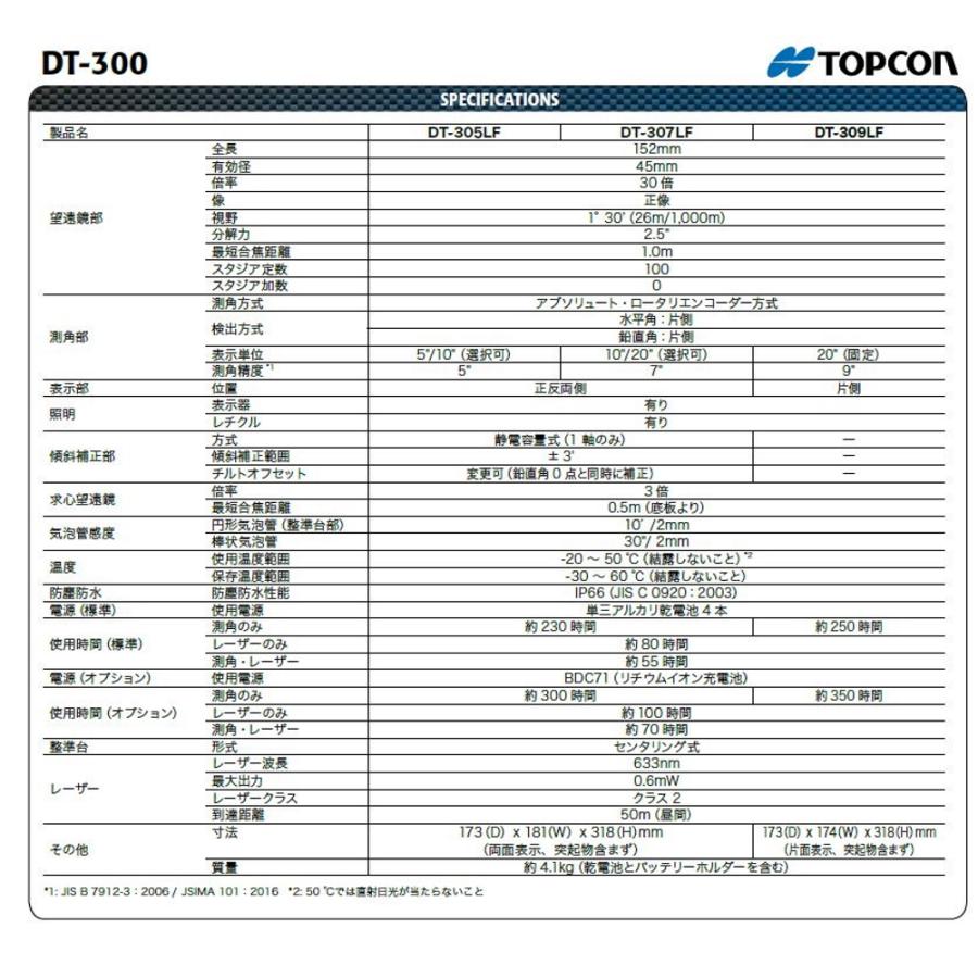 TOPCON トプコン DT-305LF デジタルセオドライト レーザー TOPCON トプコン DT-305LF デジタルセオドライト レーザー