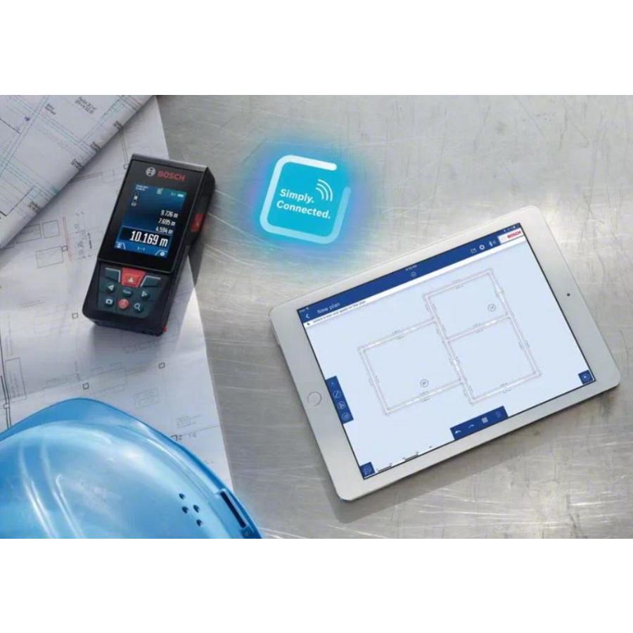 極美品 Bosch ボッシュ データ転送レーザー距離計 GLM120C 液晶画面 