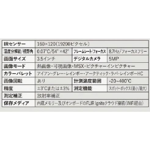 送料無料] FLIR フリアー C5 赤外線サーモグラフィ WIFI対応 (建物検査