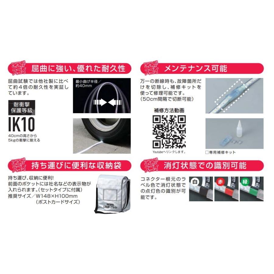 DIY FACTORY ONLINE SHOPハタヤ(HATAYA) LEDテープライト(両面発光単品