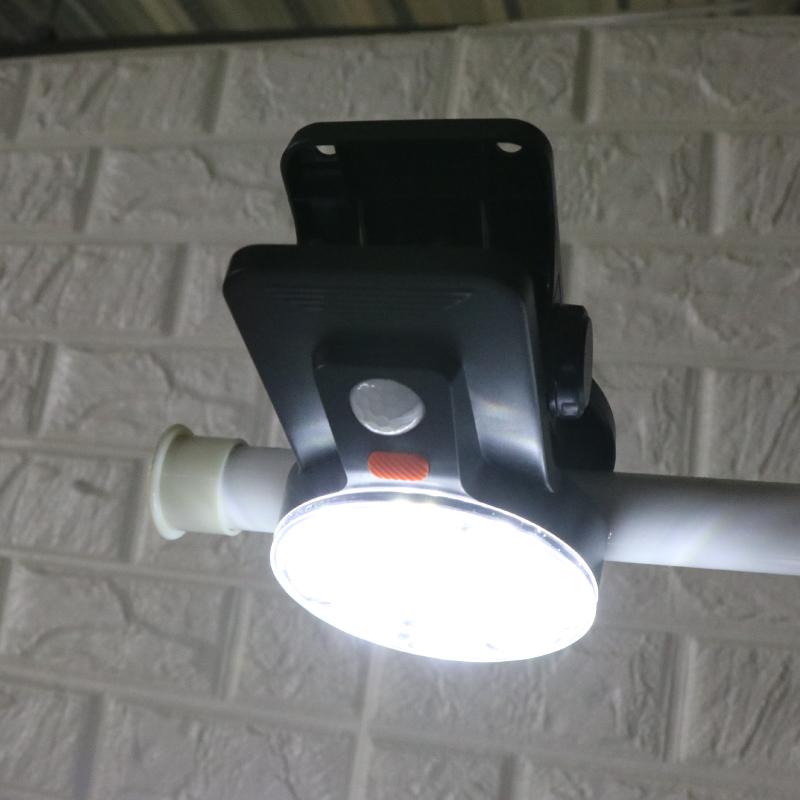 HIRO クリップ式ソーラーセンサーライト HDL-6410 LED 防災