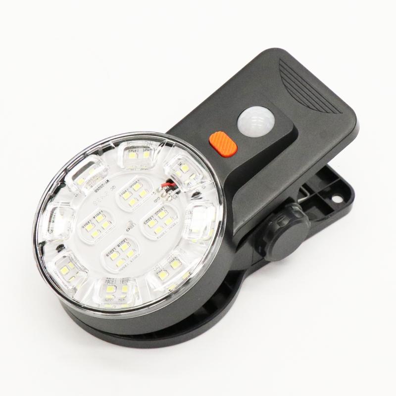 HIRO クリップ式ソーラーセンサーライト HDL-6410 LED 防災