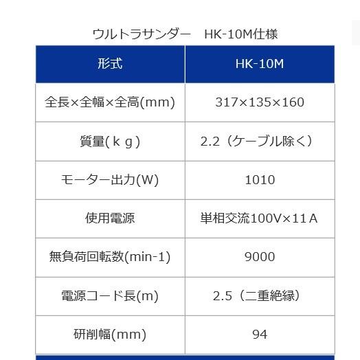 ライナックス ハンディ研削機 ウルトラサンダー HK-10M-100V ライナックス ハンディ研削機 ウルトラサンダー HK-10M-100V