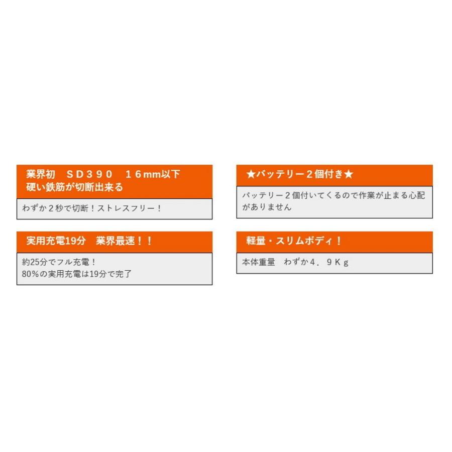 IKK 36Vコードレス鉄筋カッター DCC−1636HR IKK 36Vコードレス鉄筋カッター DCC−1636HR
