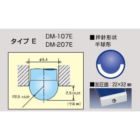 [送料無料] ムラテックKDS ゴム硬度計 タイプE DM-107E 標準型 手押し測定専用 [消しゴム 低硬さエラストマーなど一般ゴム用]｜acetech｜02