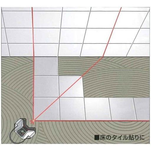 ムラテックKDS フロアレーザー FL-1 タイル貼り用のガイドラインを照射 [建築 床 壁 タイル 墨出し JSIMA認定事業者]｜acetech｜02