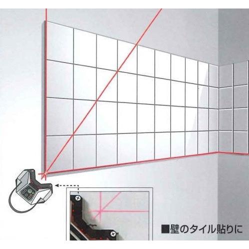 ムラテックKDS フロアレーザー FL-1 タイル貼り用のガイドラインを照射 [建築 床 壁 タイル 墨出し JSIMA認定事業者]｜acetech｜03