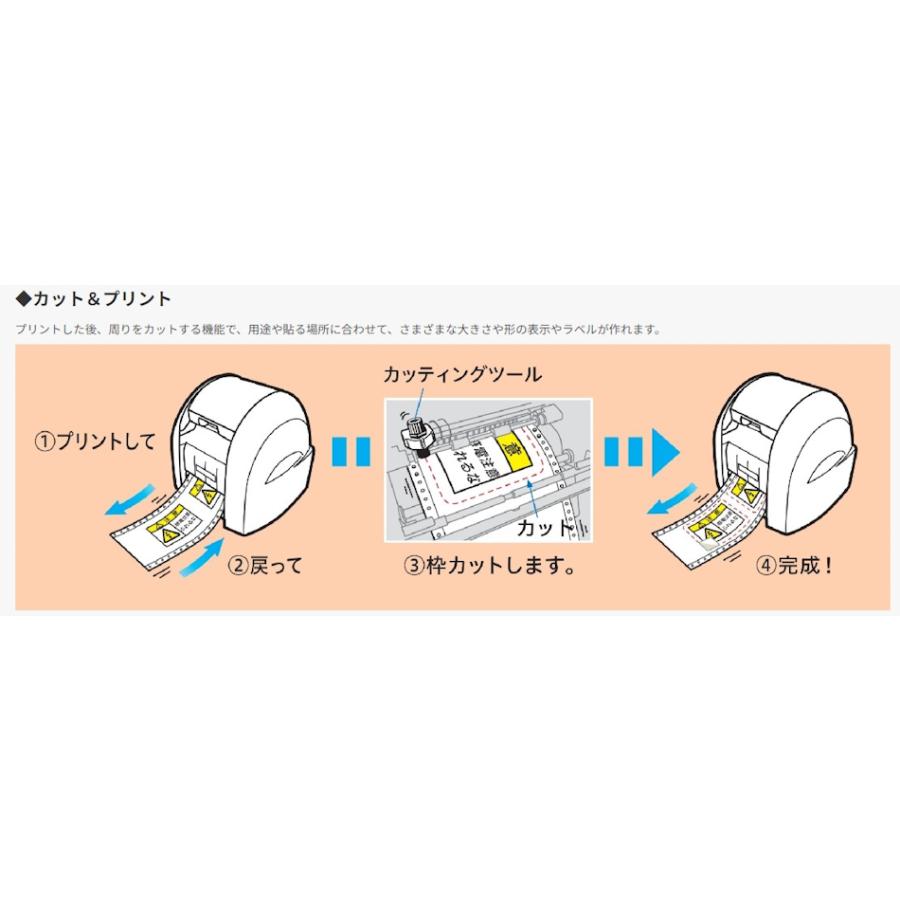 マックス MAX フリーカットラベルプリンタ CPM−100SH4 