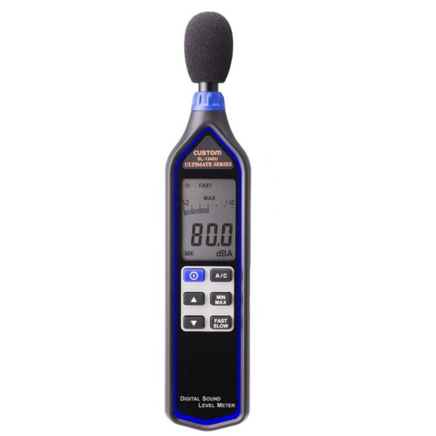 カスタム デジタル騒音計 ＳＬ−１３４０U デジタル表示 アナログ表示 オートパワーオフ機能　国際規格IEC 61672-1準拠