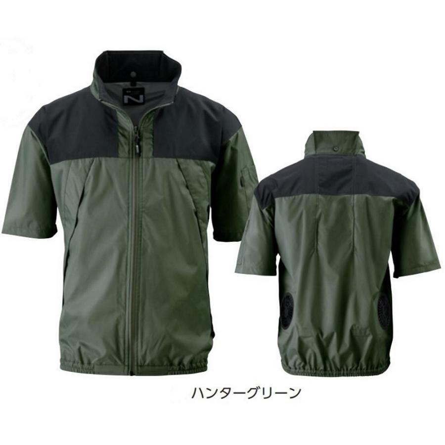 NSP 空調服 Nクールウェア ND-1121 半袖空調服 服のみ ポリエステル100％ スーパーチタン加工 3カラー 熱中症対策グッズ 建設