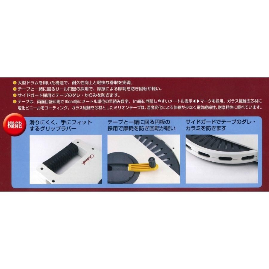 YAMAYO ヤマヨ測定機 GRミリオン 125m OTR125GR ガラス繊維製 YAMAYO ヤマヨ測定機 GRミリオン 125m OTR125GR ガラス繊維製