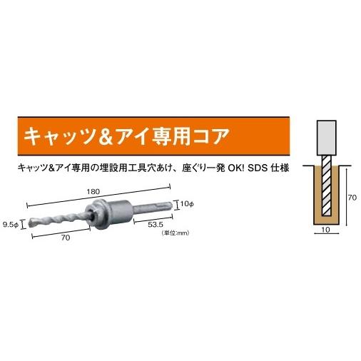 キャッツアイ用コアドリル KC25 ドリル用先端工具 カクマル : 現場用品 