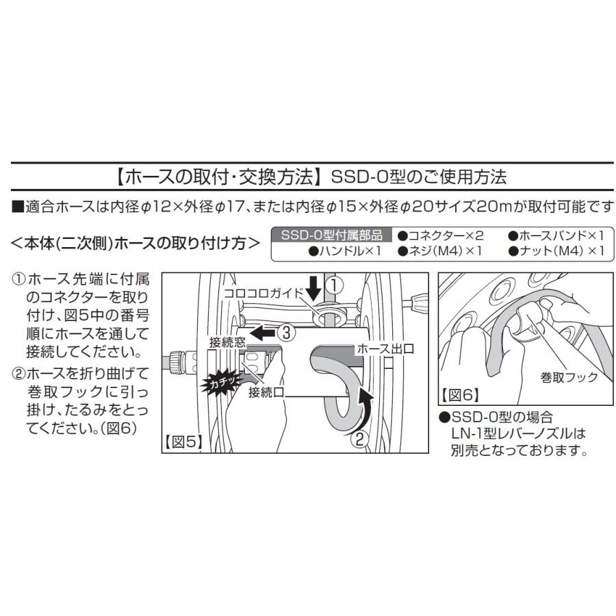 ハタヤ HATAYA ステンノホースリール SSD-20 20mホース レバー ハタヤ HATAYA ステンノホースリール SSD-20 20mホース レバー